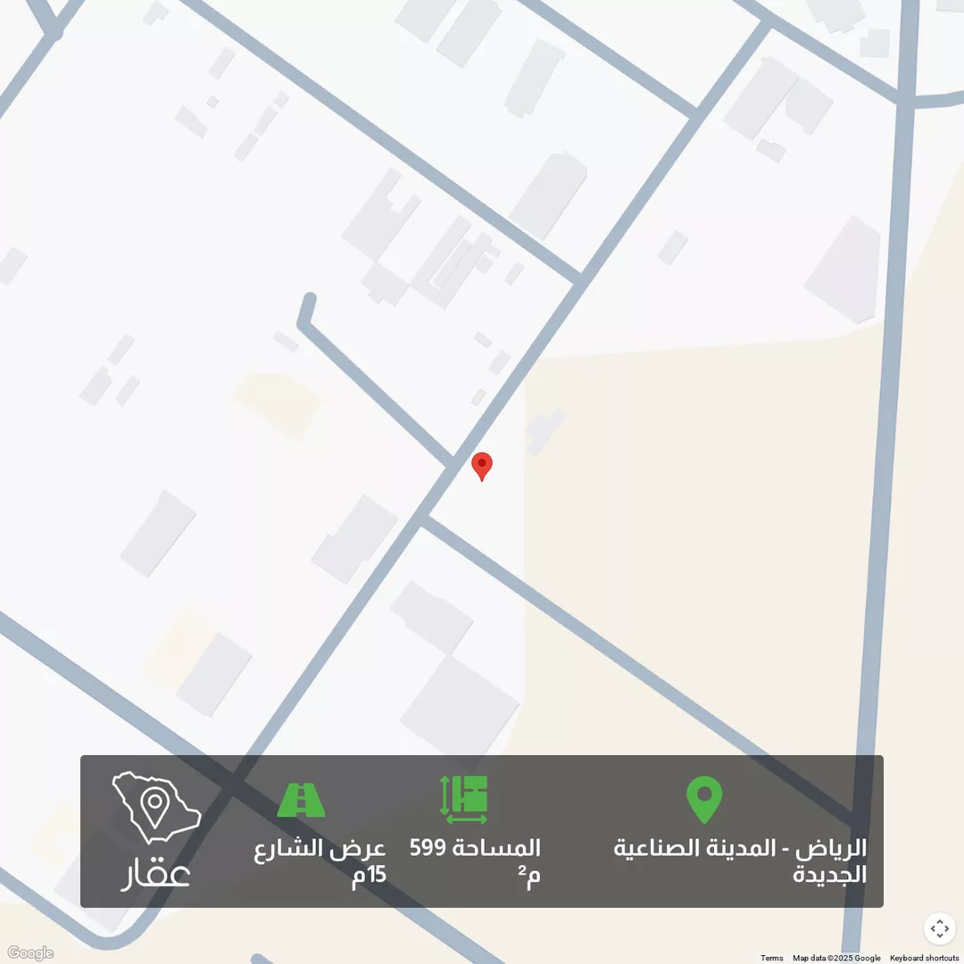 أرض للبيع في شارع محمد بن خليل الأحسائي ، حي المصفاة ، الرياض ، منطقة الرياض 1 صورة