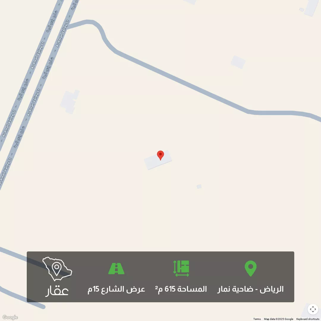أرض للبيع في شارع عيد بن الانصار, حي ضاحية نمار, مدينة الرياض, منطقة الرياض 1 صورة