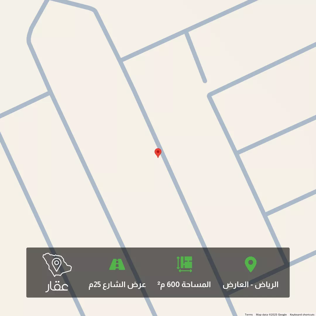 أرض للبيع في حي العارض, مدينة الرياض, منطقة الرياض 1 صورة