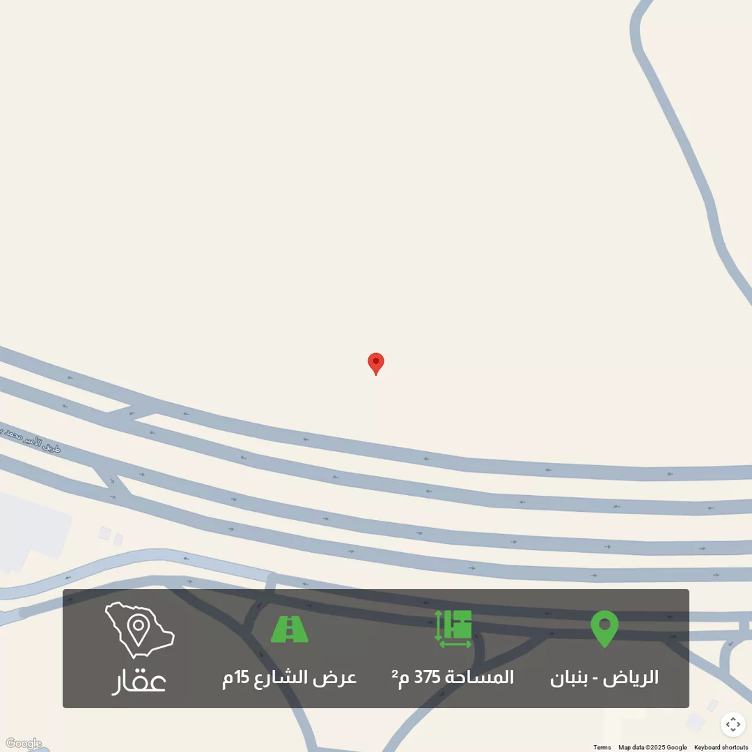 أرض للبيع في حي بنبان, مدينة الرياض, منطقة الرياض 1 صورة