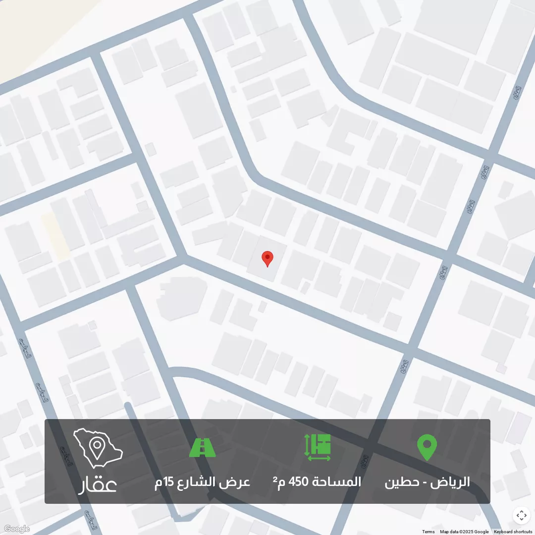 أرض للبيع في شارع الأحياء, حي حطين, مدينة الرياض, منطقة الرياض 1 صورة