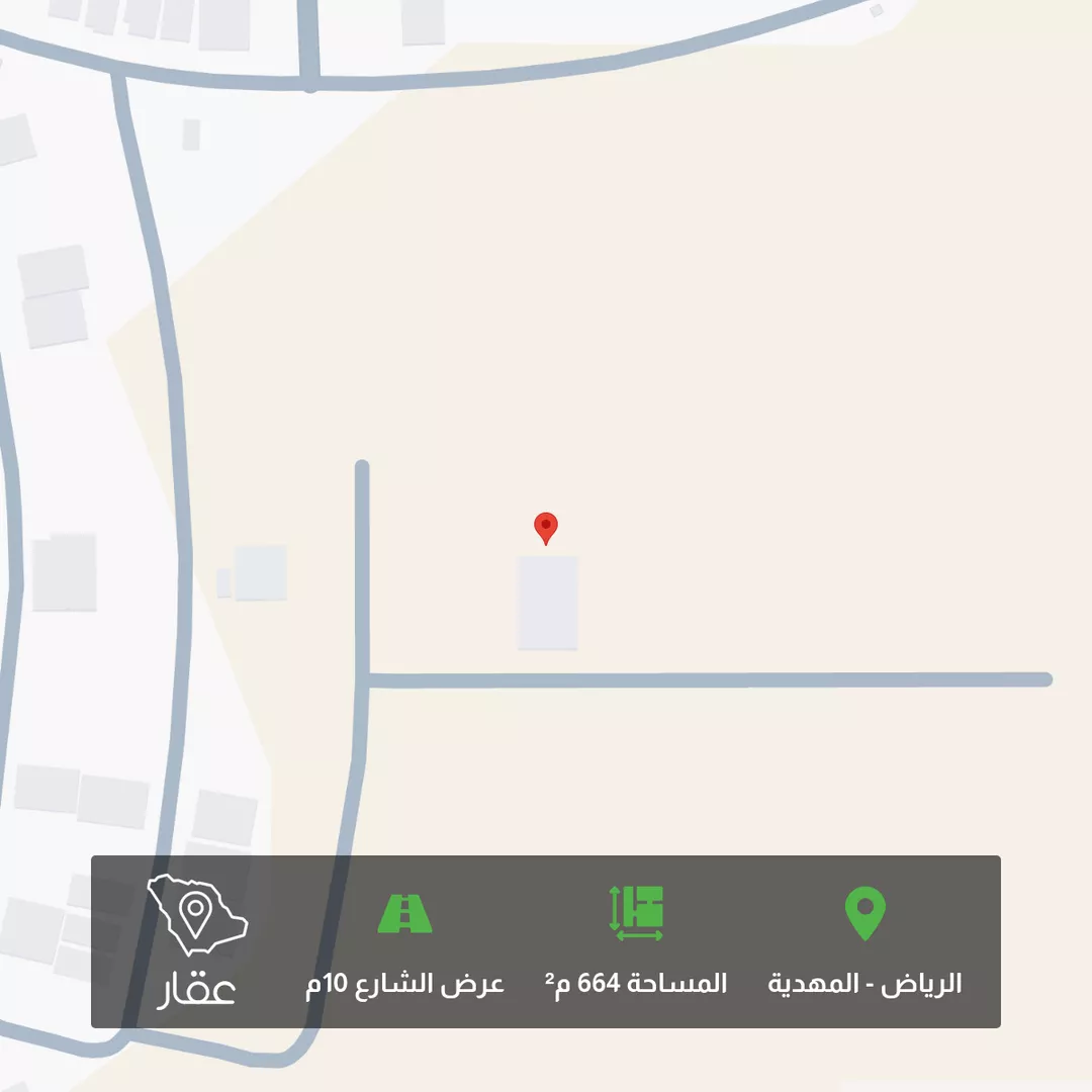 أرض للبيع في شارع محمد بن الجمال, حي المهدية, مدينة الرياض, منطقة الرياض 1 صورة