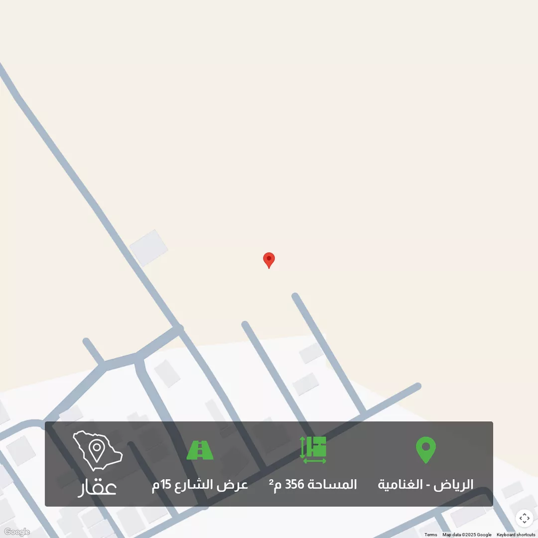 أرض للبيع في حي الغنامية, مدينة الرياض, منطقة الرياض 1 صورة