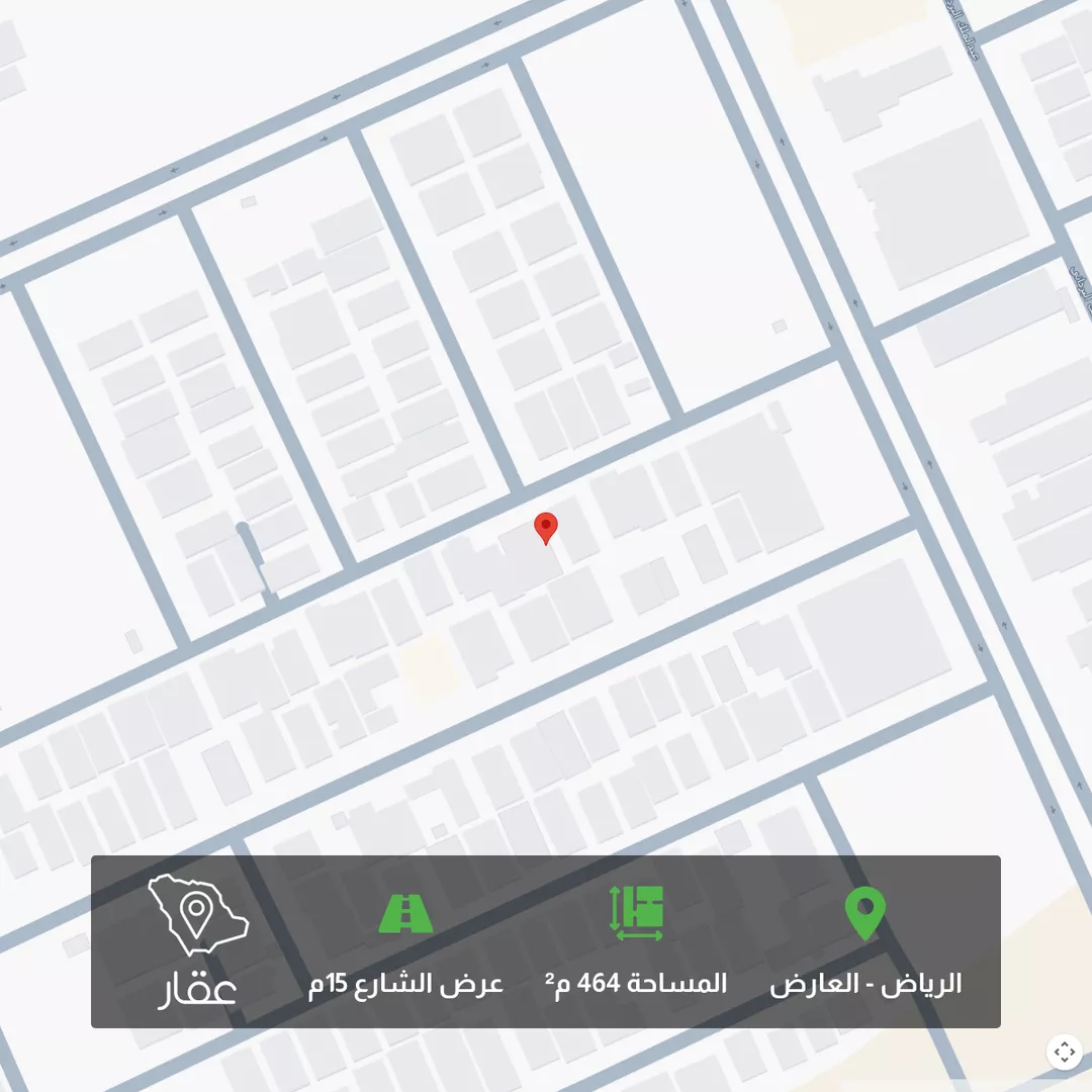 أرض للبيع في شارع أبي عبدالله الجيلاني, حي العارض, مدينة الرياض, منطقة الرياض 1 صورة