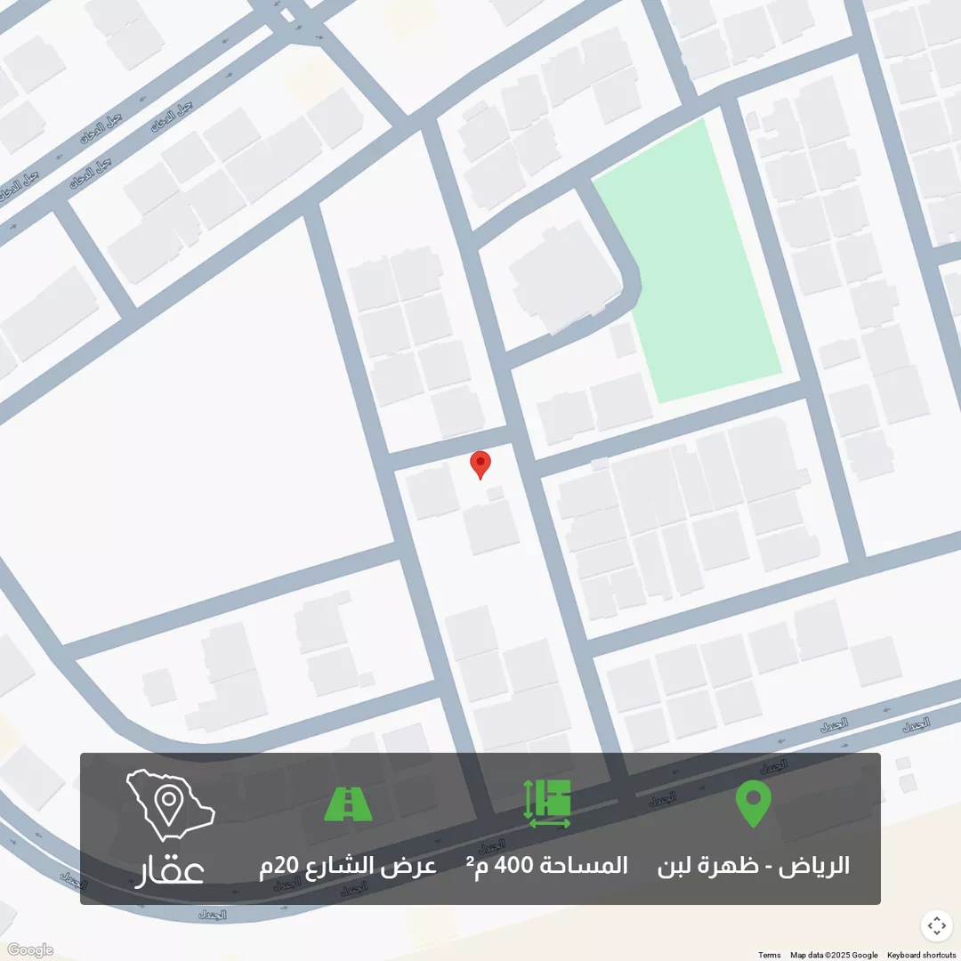 أرض للبيع في شارع رقم 387, حي ظهرة لبن, مدينة الرياض, منطقة الرياض 1 صورة