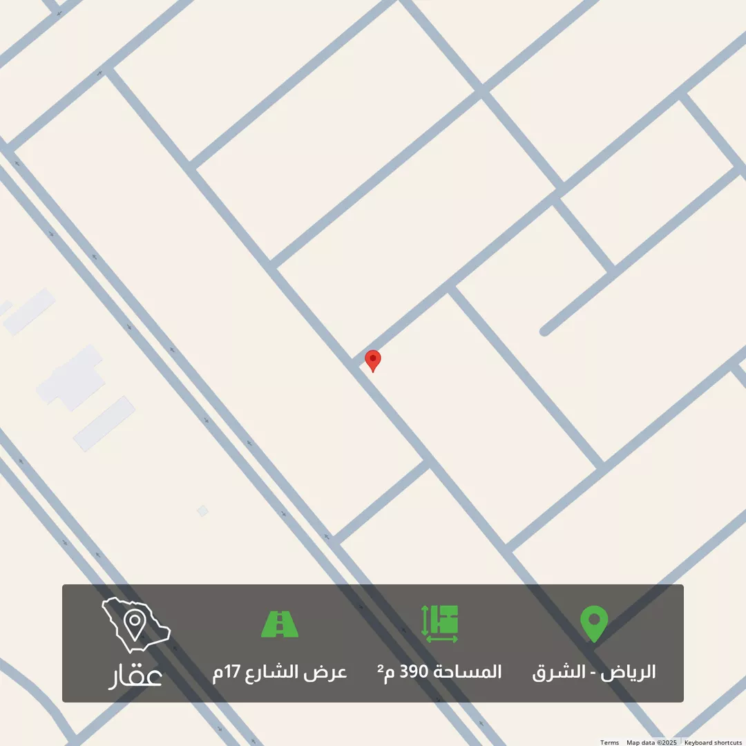 أرض للبيع في حي الشرق ، الرياض ، منطقة الرياض 1 صورة
