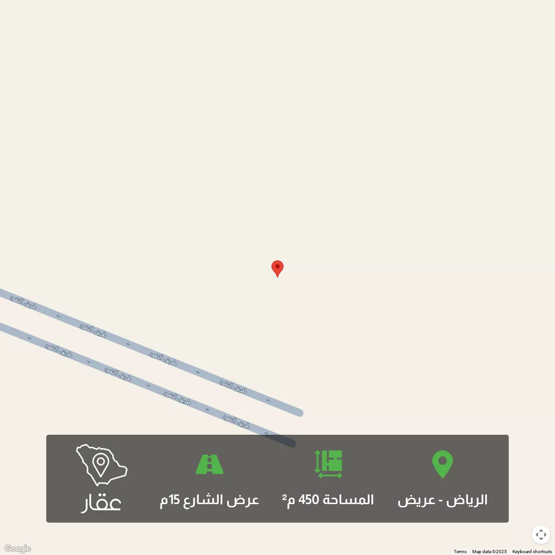 أرض للبيع في حي عريض, مدينة الرياض, منطقة الرياض 1 صورة