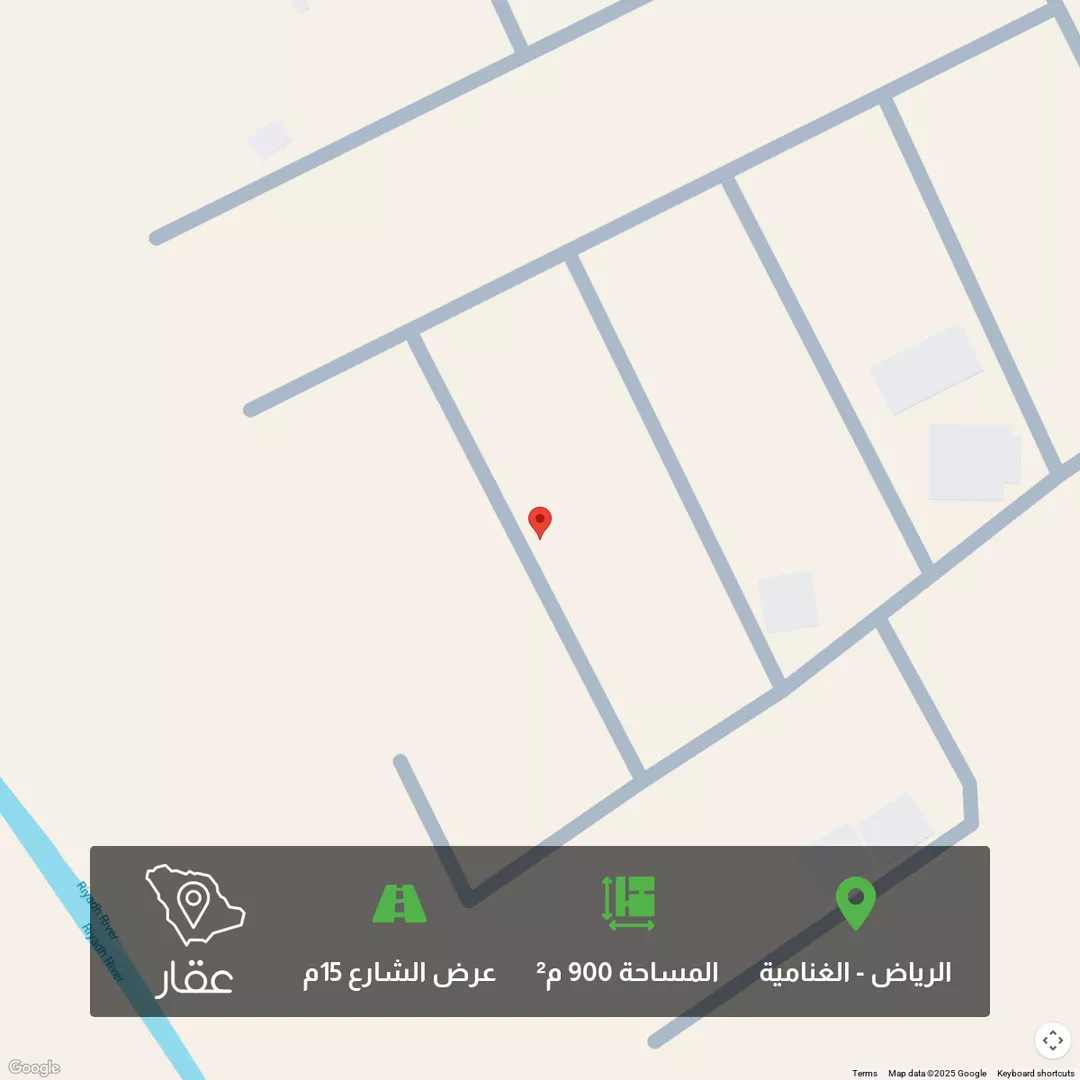 أرض للبيع في حي الغنامية, مدينة الرياض, منطقة الرياض 1 صورة