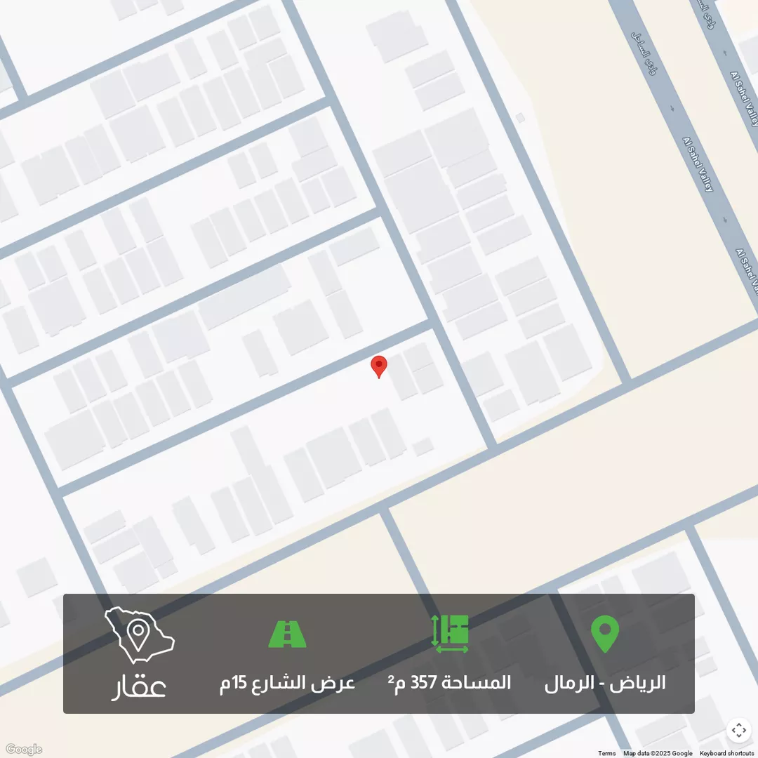 أرض للبيع في شارع أبي البقاء الأزجي, حي الرمال, مدينة الرياض, منطقة الرياض 1 صورة