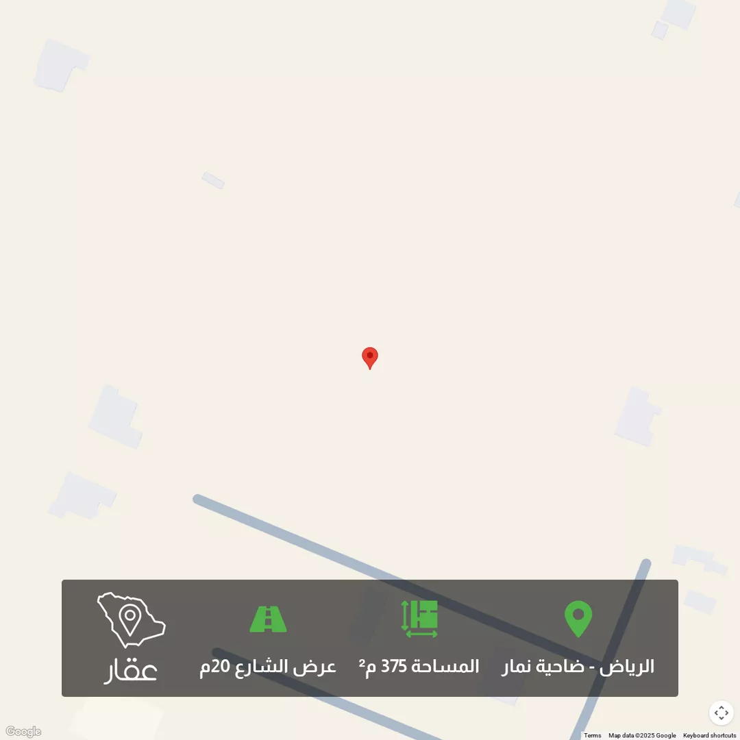 أرض للبيع في حي ضاحية نمار, مدينة الرياض, منطقة الرياض 1 صورة