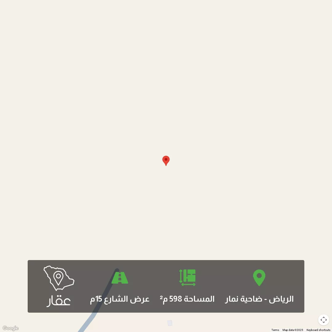 أرض للبيع في حي ضاحية نمار, مدينة الرياض, منطقة الرياض 1 صورة