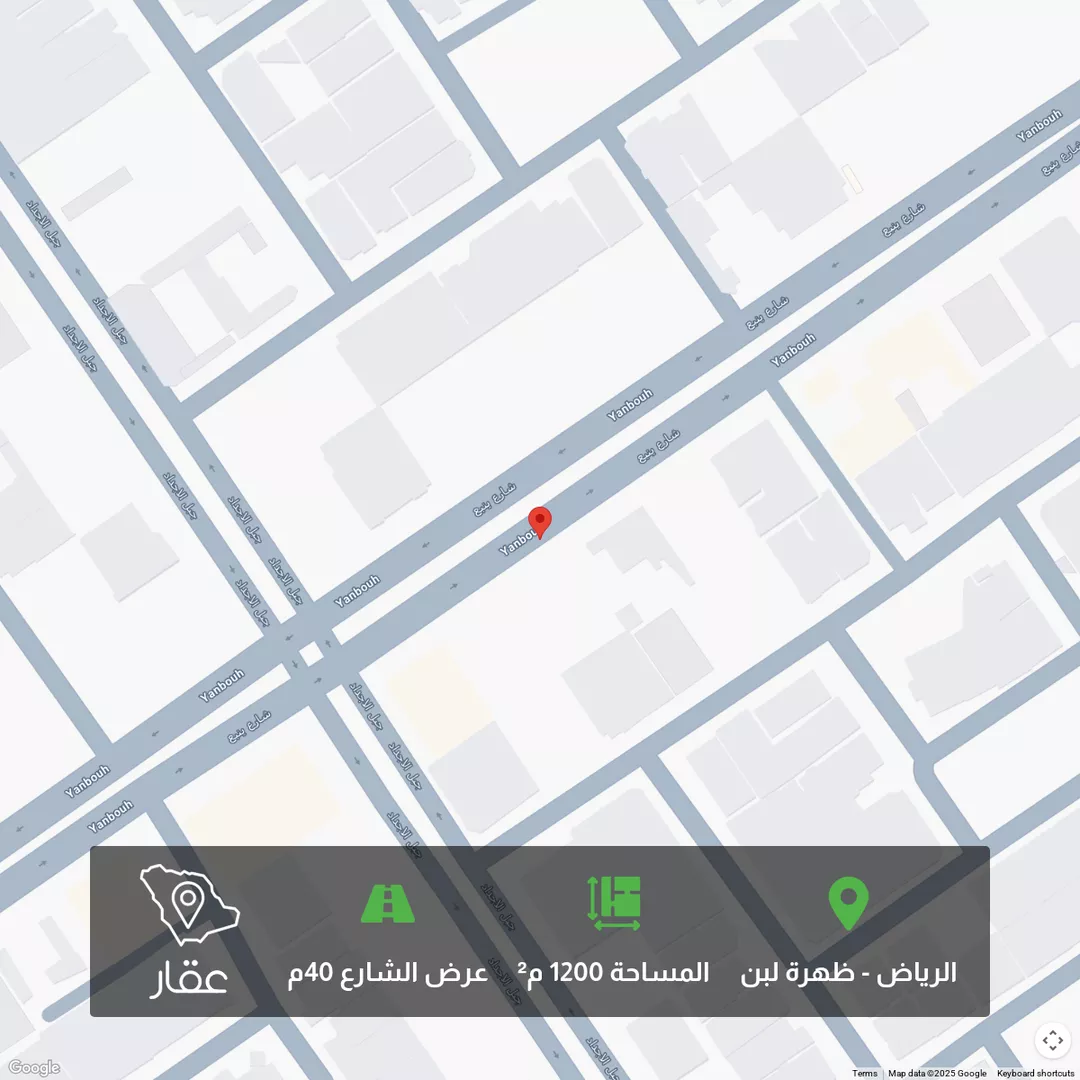 أرض للبيع في حي ظهرة لبن, مدينة الرياض, منطقة الرياض 1 صورة