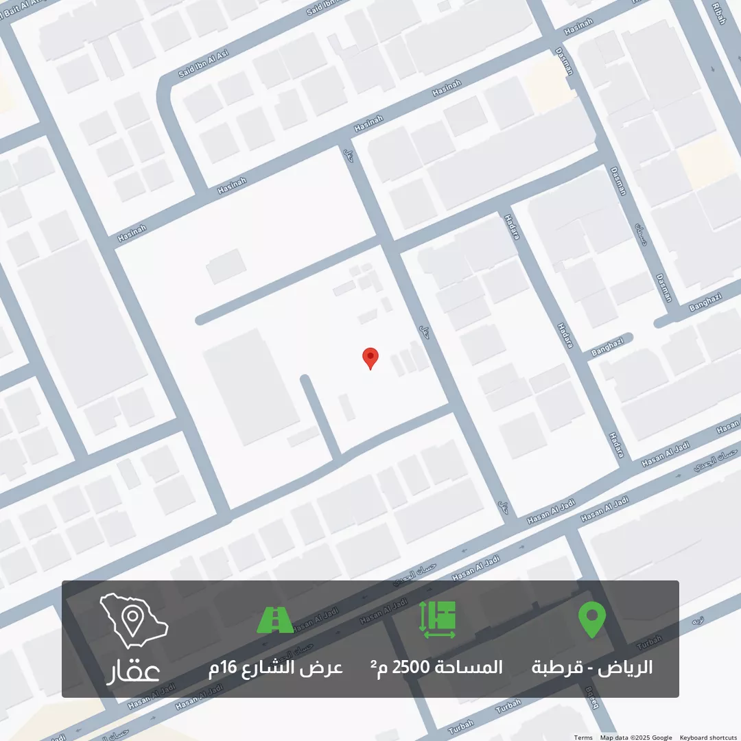 أرض للبيع في شارع الصوارمة ، حي قرطبة ، الرياض ، منطقة الرياض 1 صورة