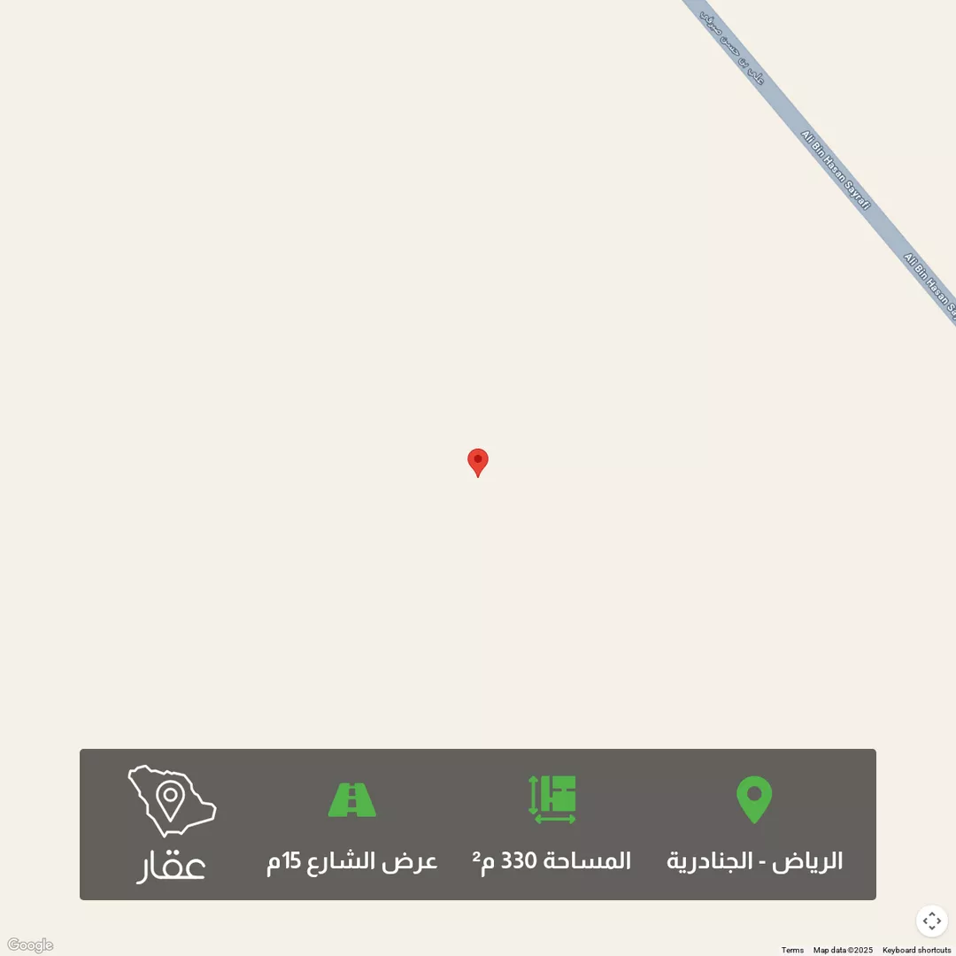 أرض للبيع في شارع البرجسيات ، حي الجنادرية ، الرياض ، منطقة الرياض 1 صورة