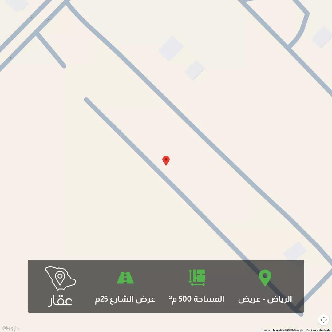 أرض للبيع في شارع شعب الحويط ، حي عريض ، الرياض ، منطقة الرياض 1 صورة