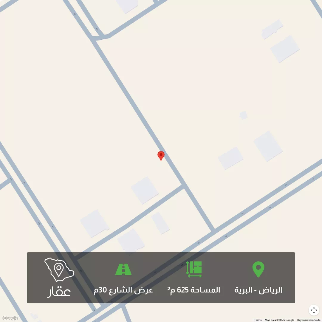أرض للبيع في شارع 1580741, حي البرية, مدينة الرياض, منطقة الرياض 1 صورة