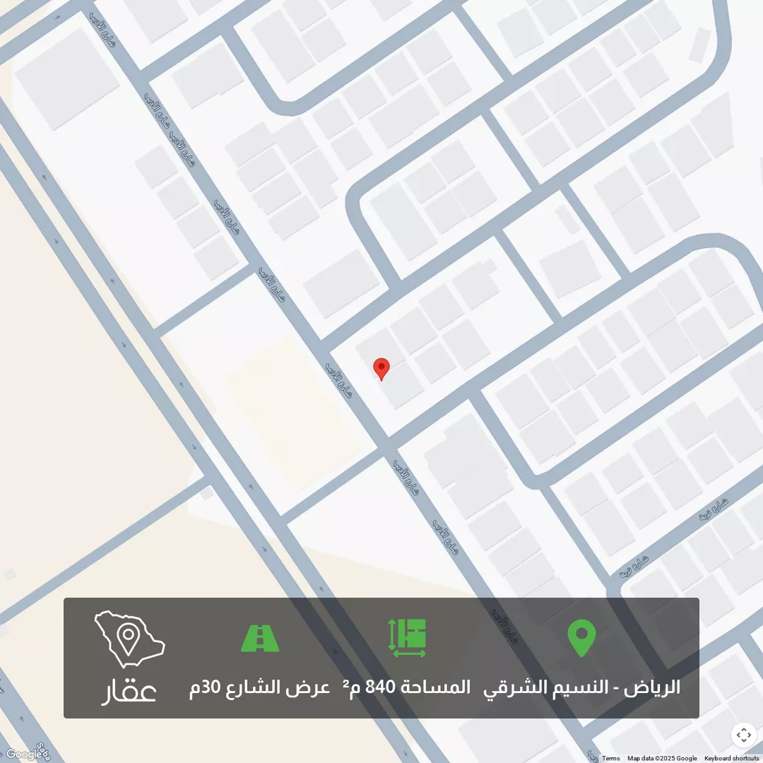 أرض للبيع في شارع الرويس ، حي النسيم الشرقي ، الرياض ، منطقة الرياض 1 صورة