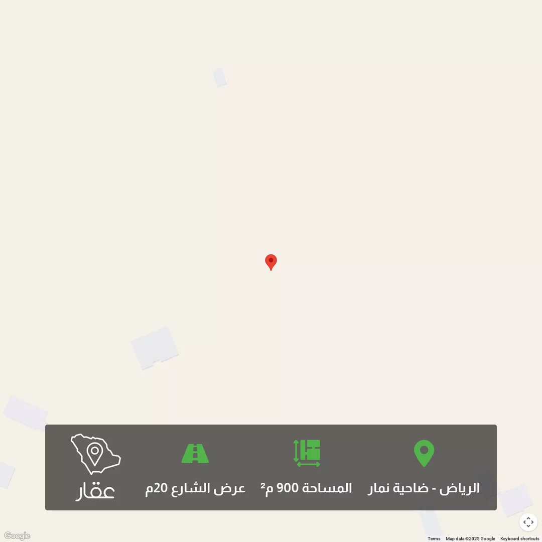 أرض للبيع في حي ضاحية نمار, مدينة الرياض, منطقة الرياض 1 صورة