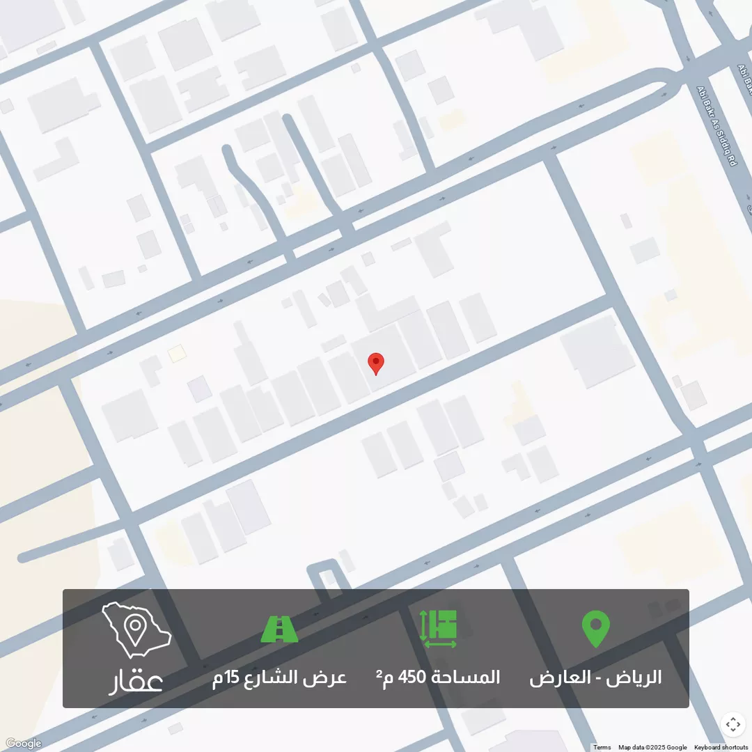 أرض للبيع في شارع أحمد بن عبداللطيف السنبسي, حي العارض, مدينة الرياض, منطقة الرياض 1 صورة