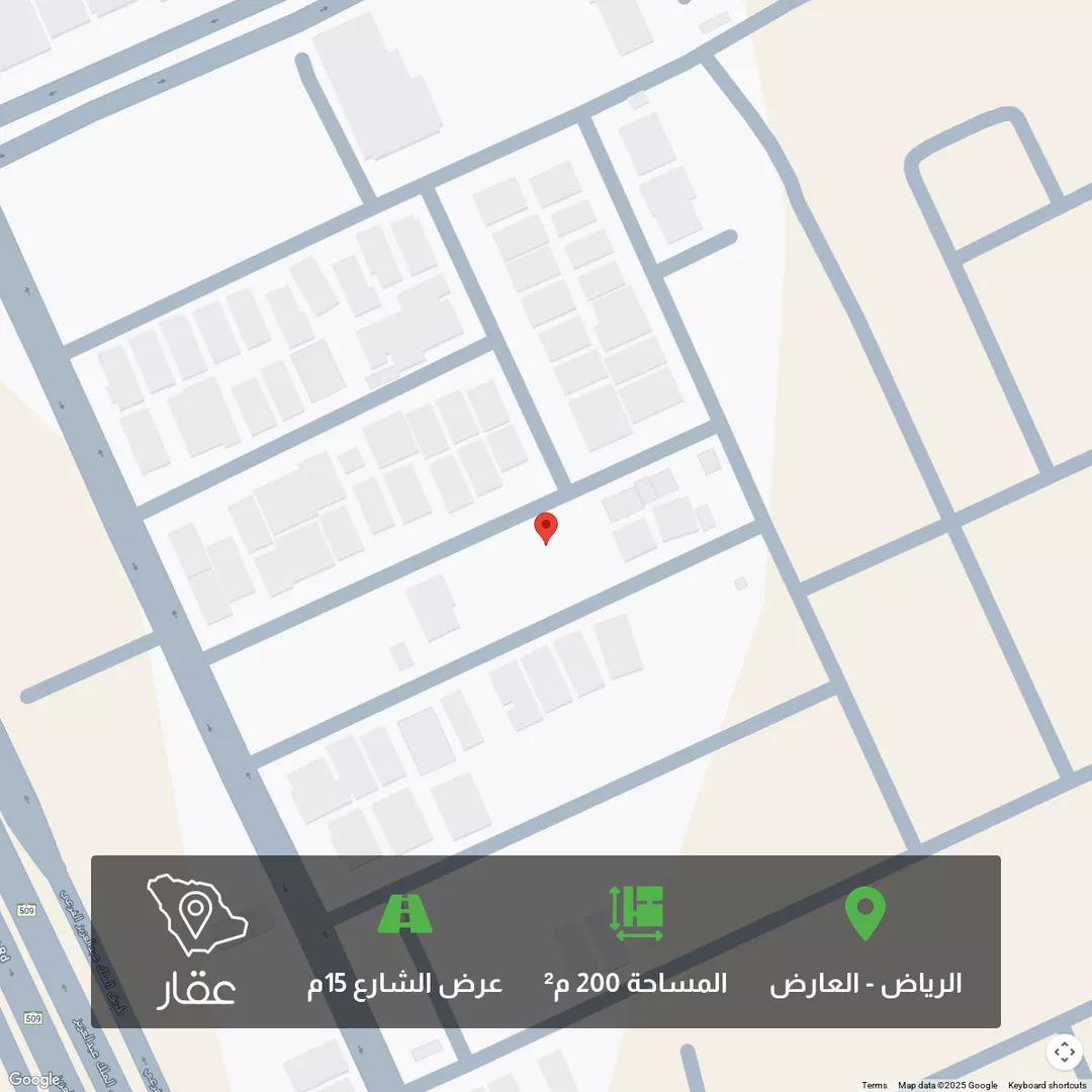 أرض للبيع في شارع علي بن فارس, حي العارض, مدينة الرياض, منطقة الرياض 1 صورة