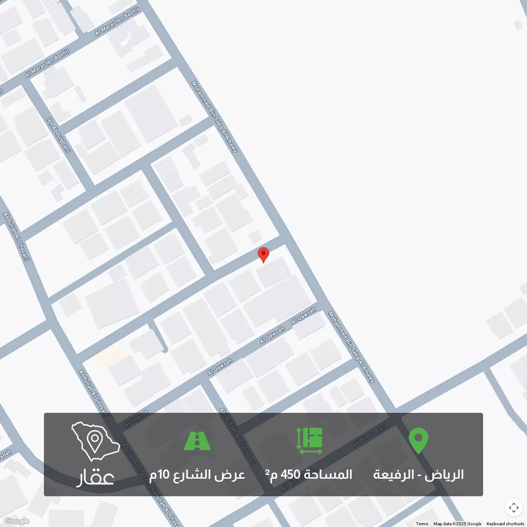 أرض للبيع في شارع محمد بن سابق الأموي, حي الرفيعة, مدينة الرياض, منطقة الرياض 1 صورة