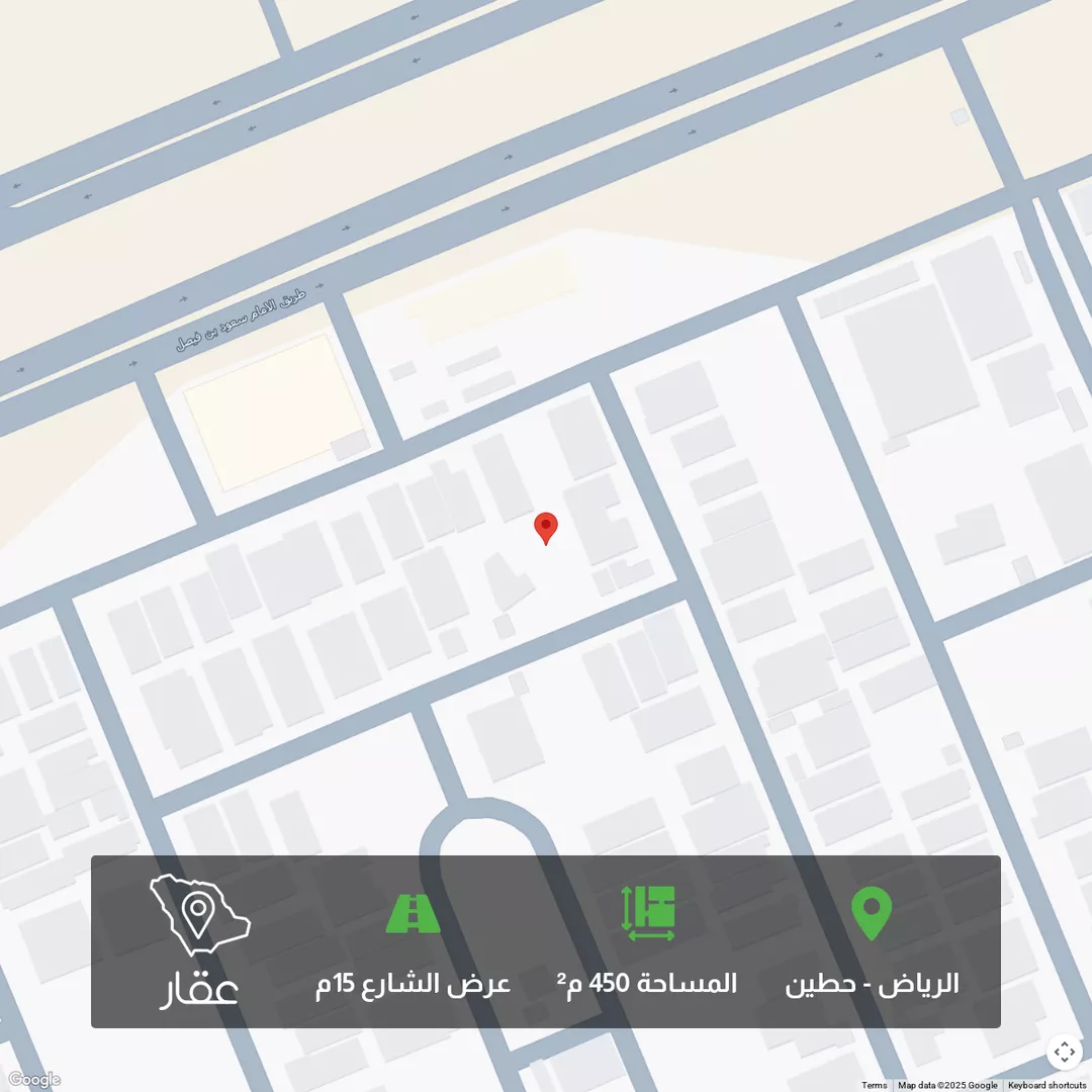 أرض للبيع في شارع القاسمي, حي حطين, مدينة الرياض, منطقة الرياض 1 صورة