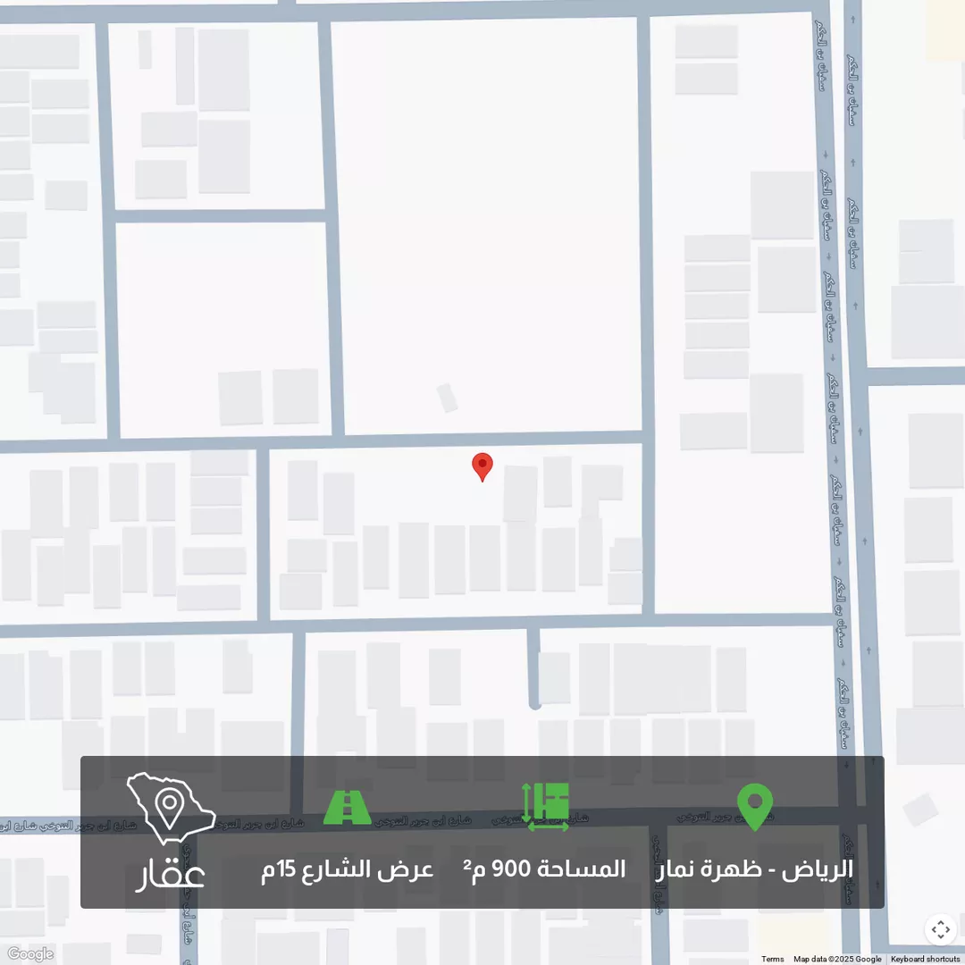 أرض للبيع في شارع نوفل العامري, حي العوالي, مدينة الرياض, منطقة الرياض 1 صورة