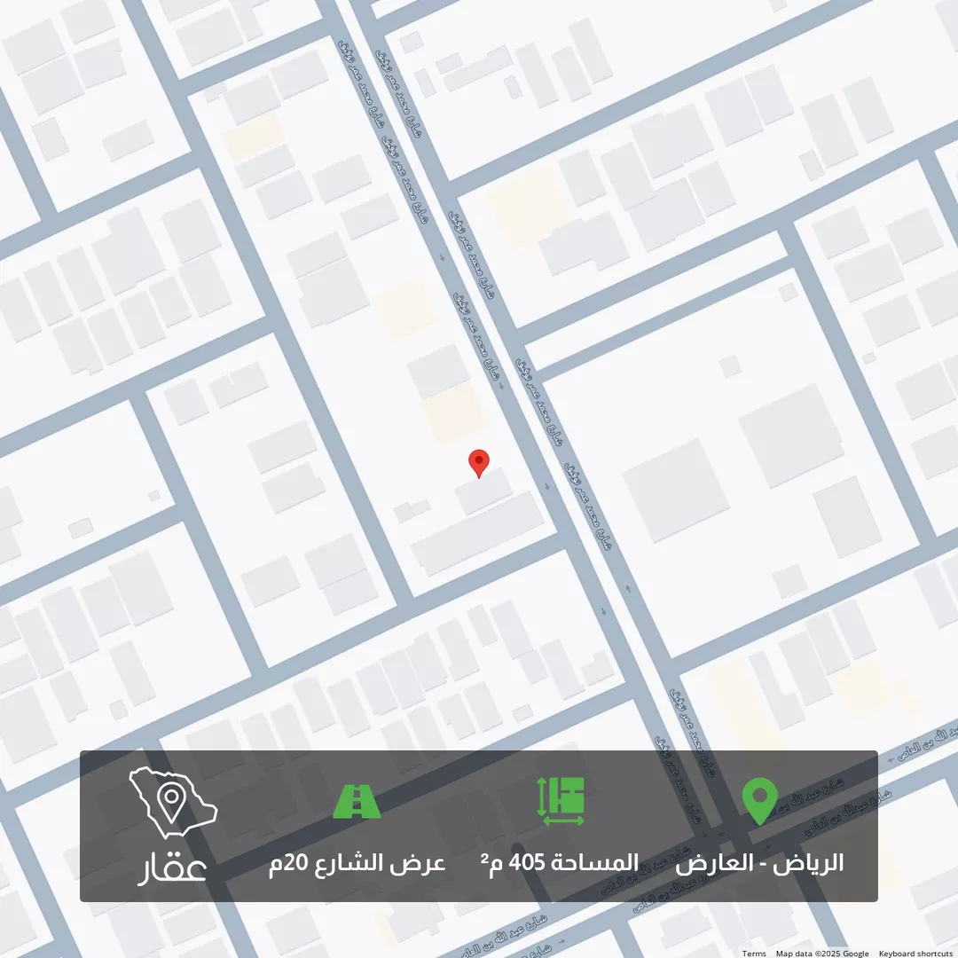 أرض للبيع في شارع محمد عمر توفيق, حي العارض, مدينة الرياض, منطقة الرياض 1 صورة