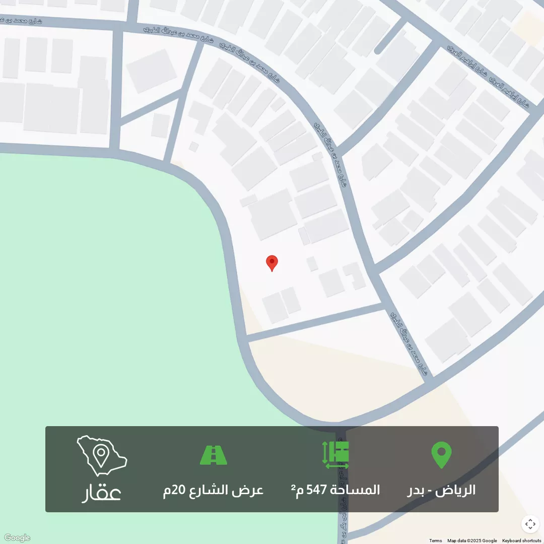 أرض للبيع في شارع الإمام السيوطي, حي بدر, مدينة الرياض, منطقة الرياض 1 صورة