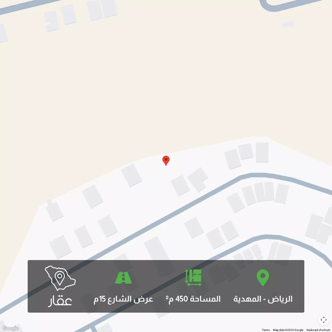 أرض للبيع في شارع أحمد الهواري, حي المهدية, مدينة الرياض, منطقة الرياض 1 صورة