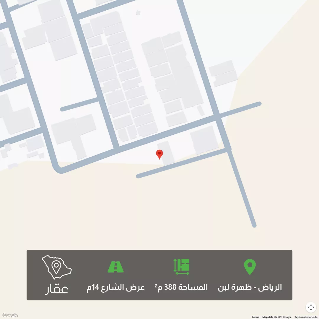 أرض للبيع في شارع رقم 20, حي ظهرة لبن, مدينة الرياض, منطقة الرياض 1 صورة
