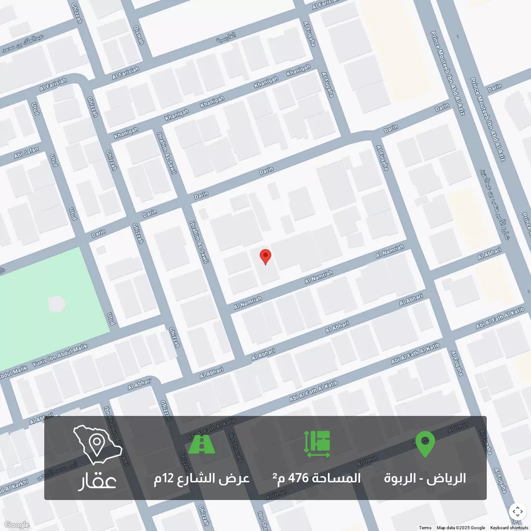 أرض للبيع في شارع النمرية, حي الربوة, مدينة الرياض, منطقة الرياض 1 صورة