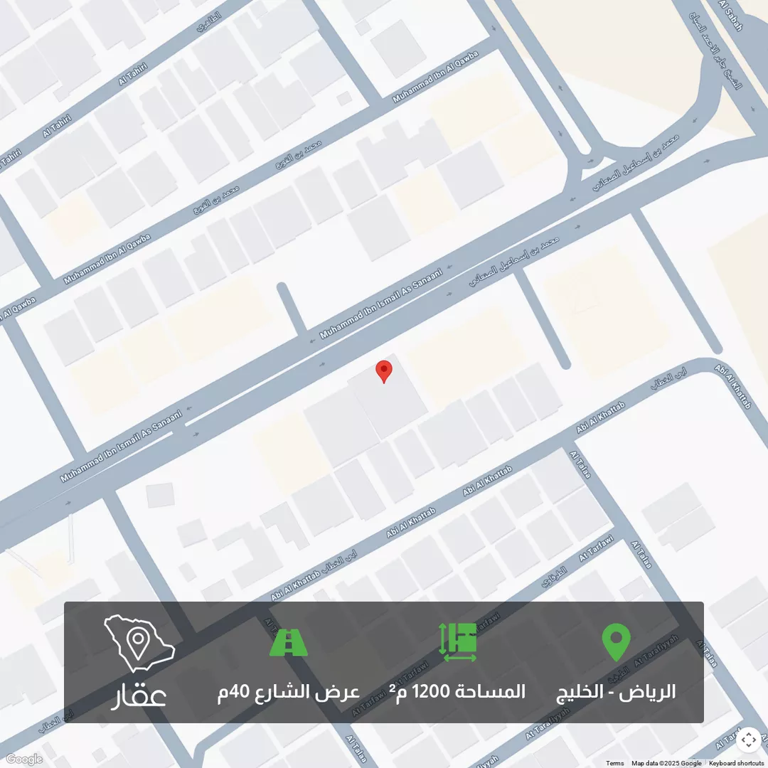 أرض للبيع في شارع محمد بن اسماعيل الصنفاني ، حي الخليج ، الرياض ، منطقة الرياض 1 صورة
