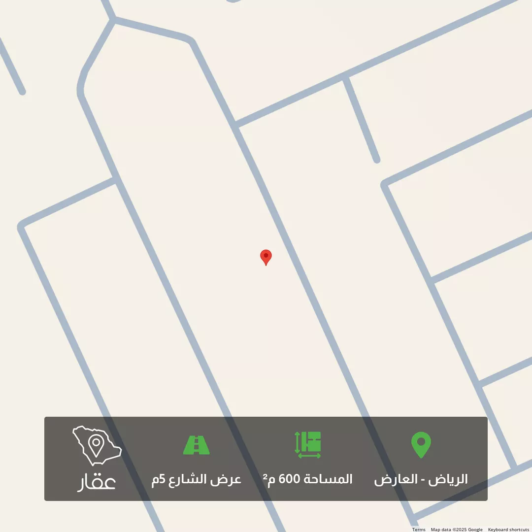 أرض للبيع في شارع 156003, حي العارض, مدينة الرياض, منطقة الرياض 1 صورة