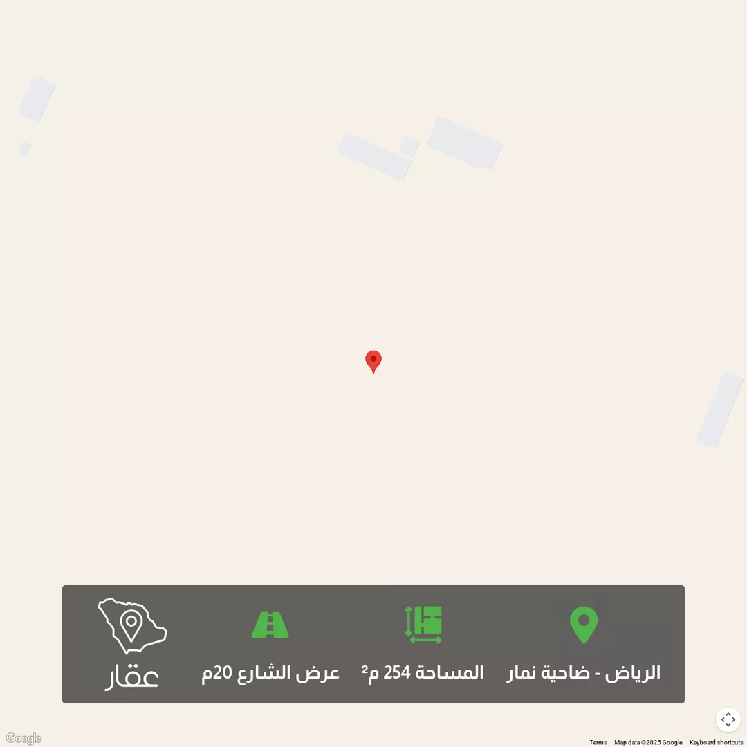 أرض للبيع في حي ضاحية نمار, مدينة الرياض, منطقة الرياض 1 صورة