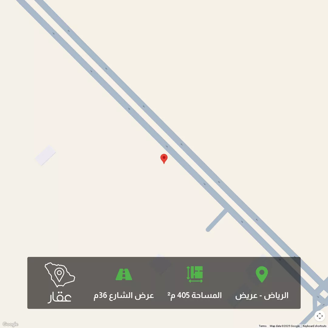 أرض للبيع في شارع عبدالسلام بن أبي عبدالله, حي عريض, مدينة الرياض, منطقة الرياض 1 صورة