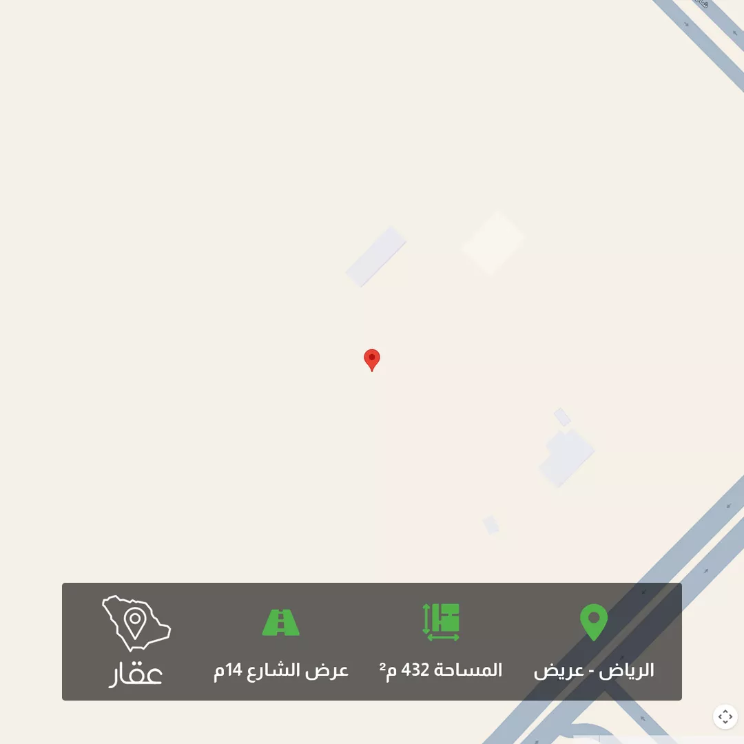 أرض للبيع في حي عريض, مدينة الرياض, منطقة الرياض 1 صورة