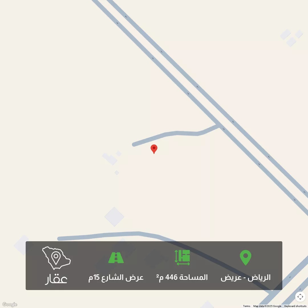 أرض للبيع في حي عريض, مدينة الرياض, منطقة الرياض 1 صورة