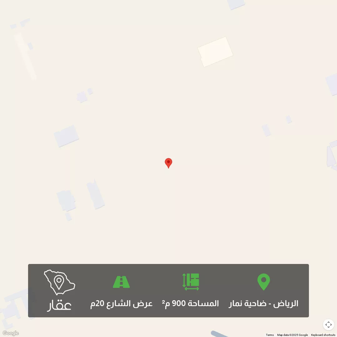 أرض للبيع في شارع 1390763, حي ضاحية نمار, مدينة الرياض, منطقة الرياض 1 صورة