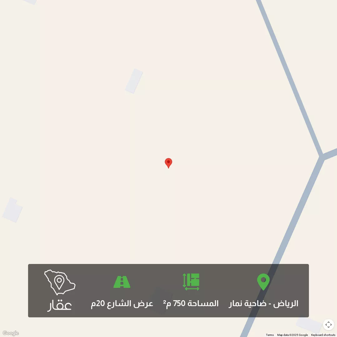 أرض للبيع في حي ضاحية نمار, مدينة الرياض, منطقة الرياض 1 صورة