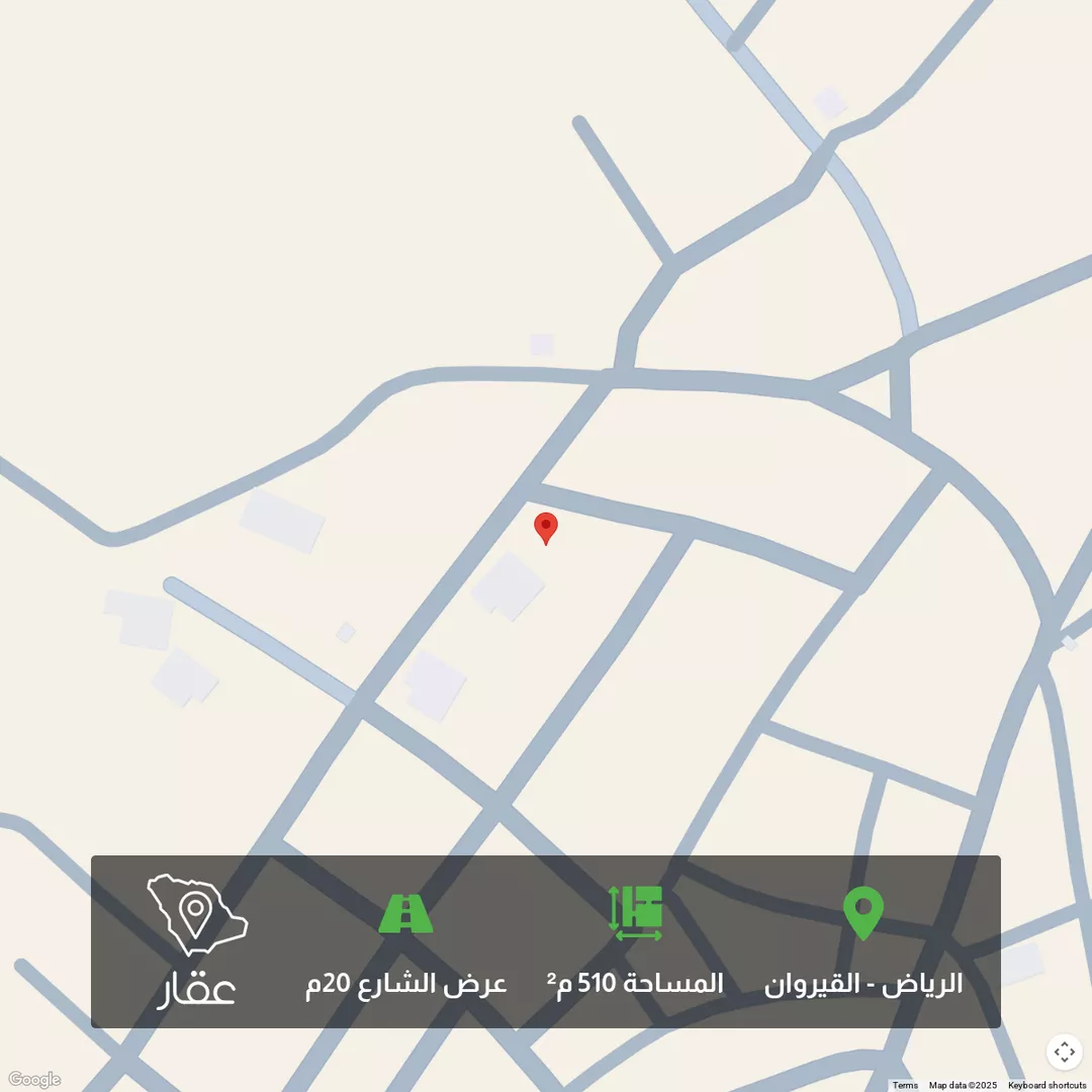 أرض للبيع في شارع المعمر عبدالله, حي نجد, مدينة امارة منطقة الرياض - الجبيله, منطقة الرياض 1 صورة