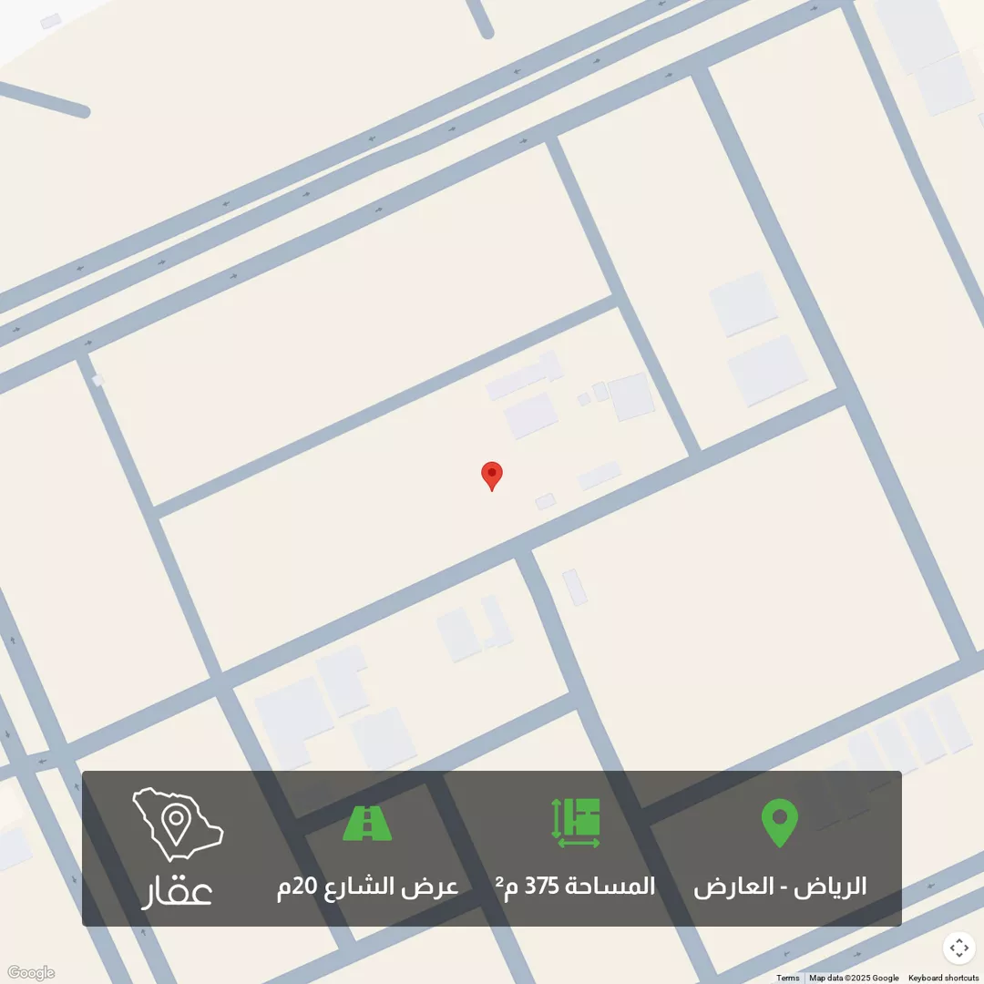أرض للبيع في شارع أبي الحسين الحبري, حي العارض, مدينة الرياض, منطقة الرياض 1 صورة