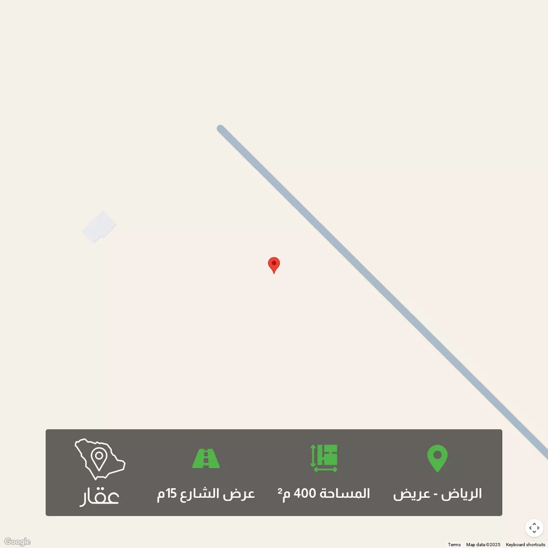 أرض للبيع في حي عريض, مدينة الرياض, منطقة الرياض 1 صورة