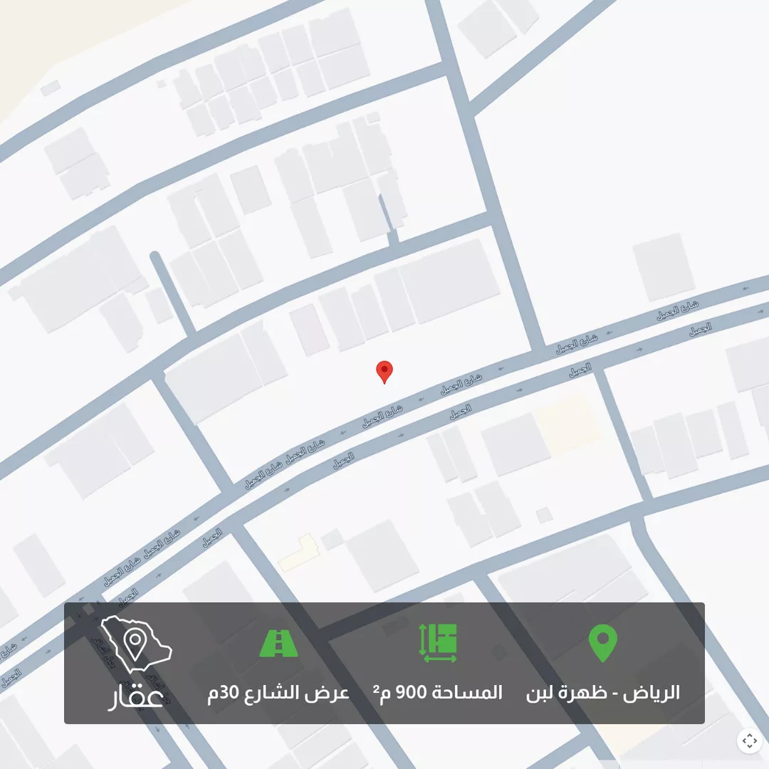 أرض للبيع في شارع الجميل ابن حاتم, حي ظهرة لبن, مدينة الرياض, منطقة الرياض 1 صورة