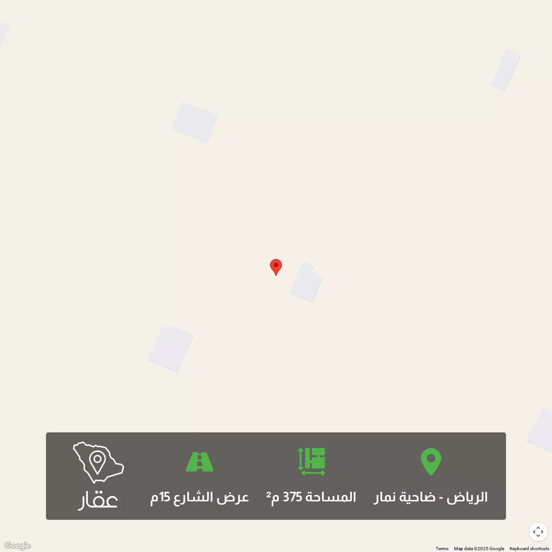 أرض للبيع في شارع جبل اجياد ، حي ضاحية نمار ، الرياض ، منطقة الرياض 1 صورة