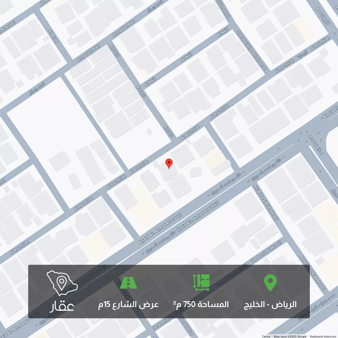 أرض للبيع في شارع الرمحية, حي الخليج, مدينة الرياض, منطقة الرياض 1 صورة