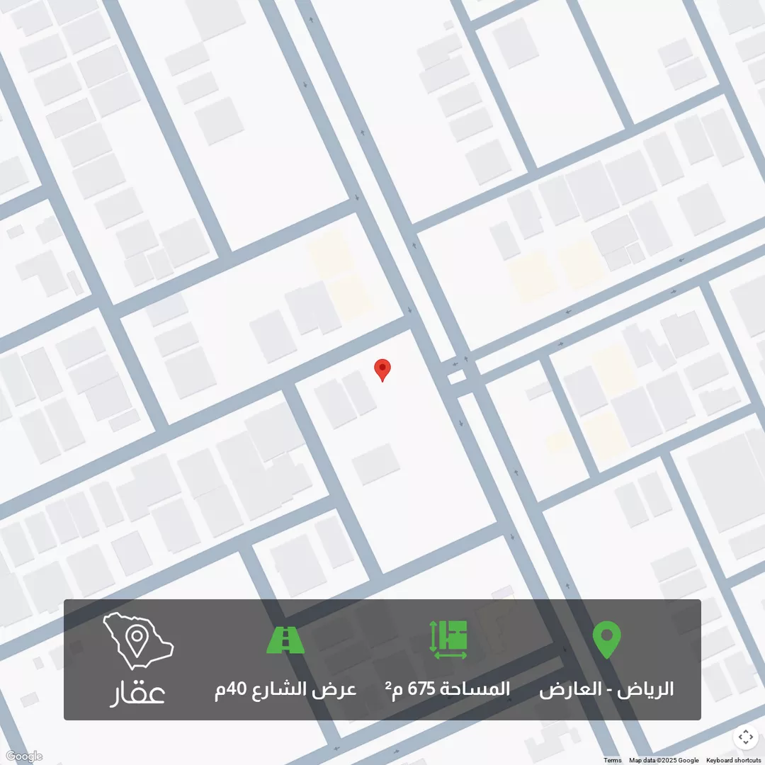 أرض للبيع في شارع الكوثر, حي العارض, مدينة الرياض, منطقة الرياض 1 صورة