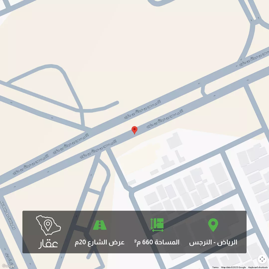 أرض للبيع في شارع ٠٠٠٠٠, حي النرجس, مدينة الرياض, منطقة الرياض 1 صورة