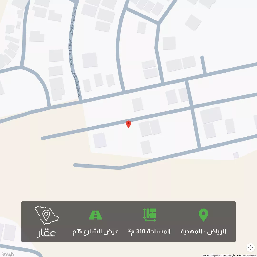 أرض للبيع في حي المهدية, مدينة الرياض, منطقة الرياض 1 صورة