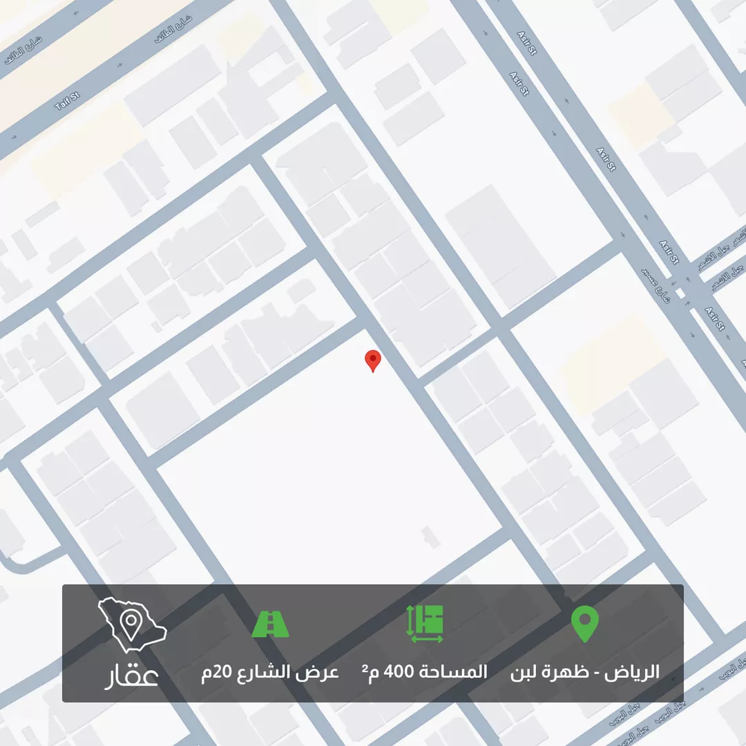 أرض للبيع في شارع رقم 139, حي ظهرة لبن, مدينة الرياض, منطقة الرياض 1 صورة